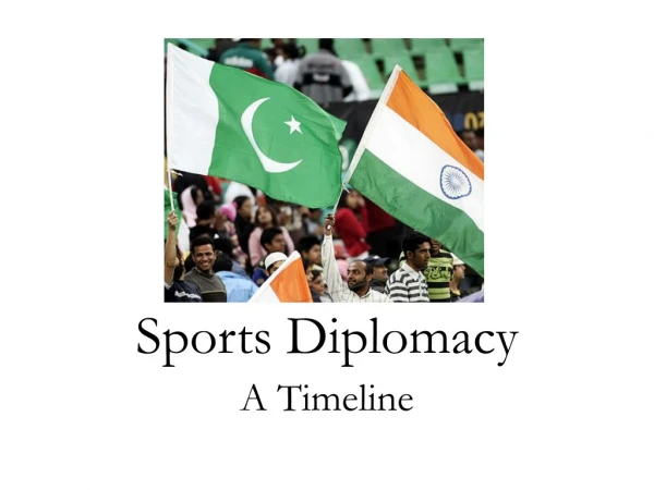 Sports Diplomacy
