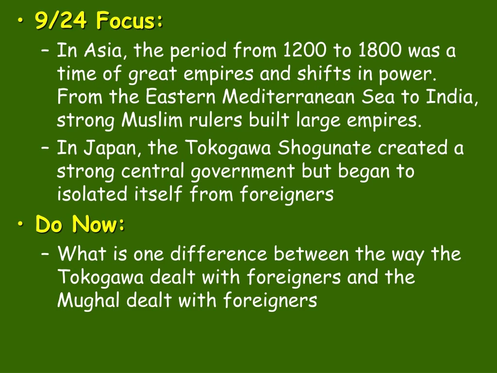 9 24 focus in asia the period from 1200 to 1800