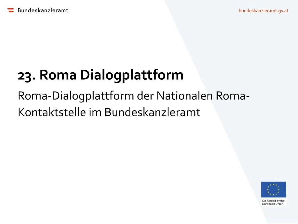 23 roma dialogplattform