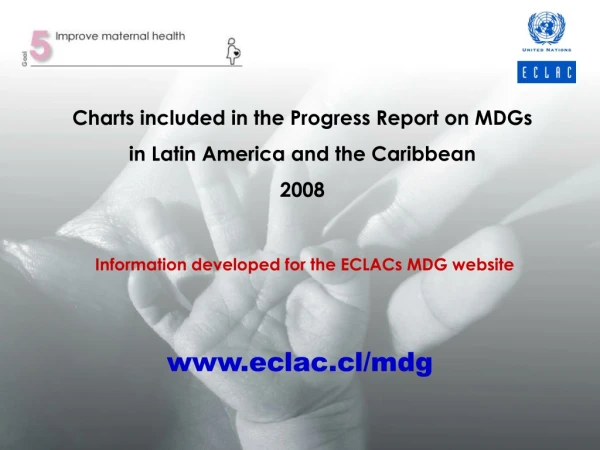 Charts included in the Progress Report on MDGs  in Latin America and the Caribbean 2008
