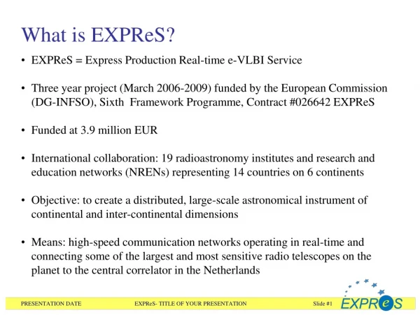 What is EXPReS?
