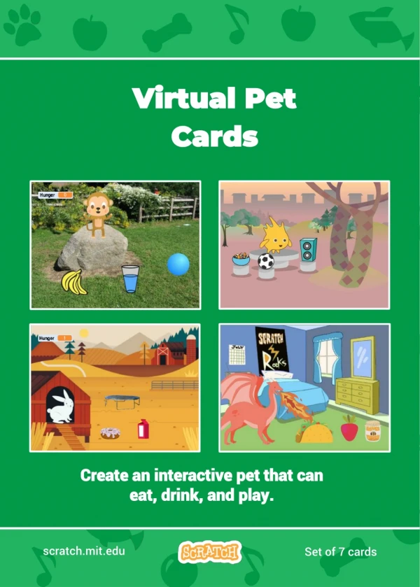 Virtual Pet  Cards