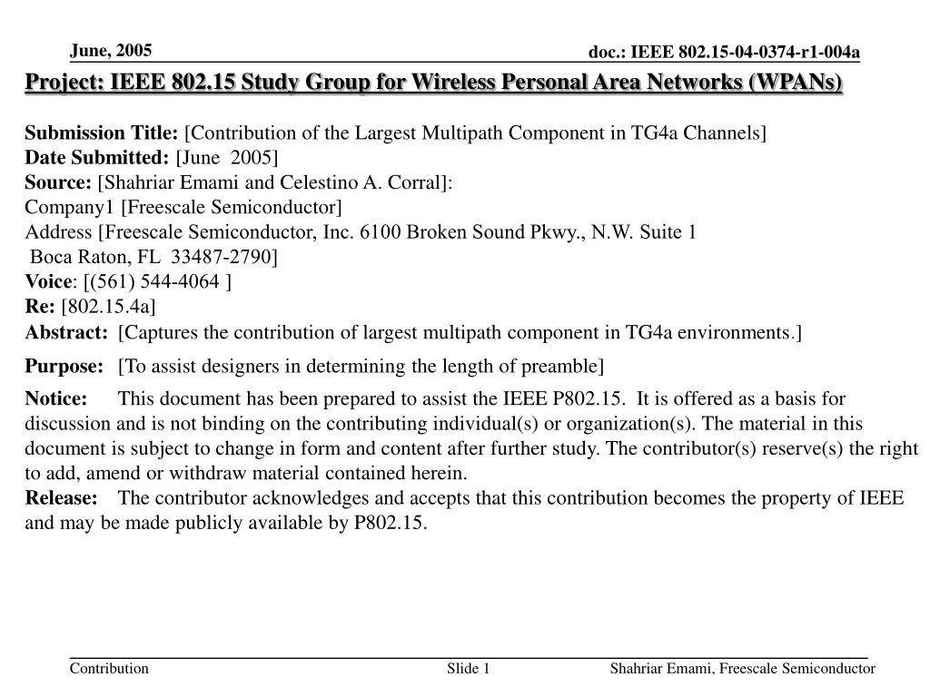 project ieee 802 15 study group for wireless