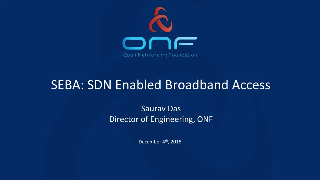 seba sdn enabled broadband access