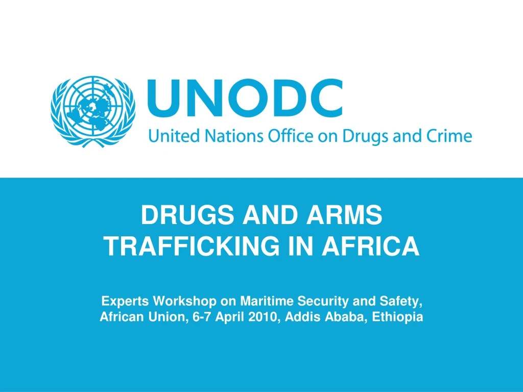 drugs and arms trafficking in africa experts