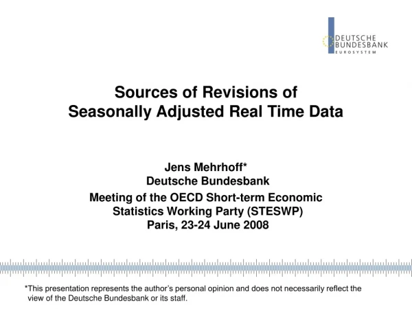 Sources of Revisions of Seasonally Adjusted Real Time Data