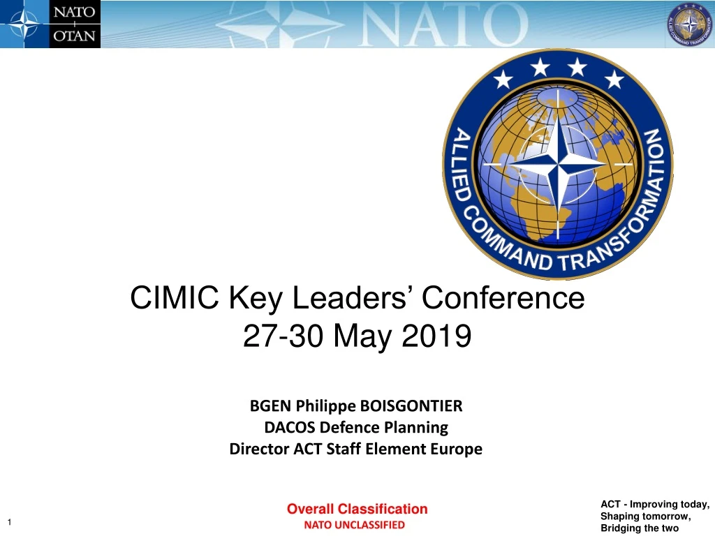 cimic key leaders conference 27 30 may 2019