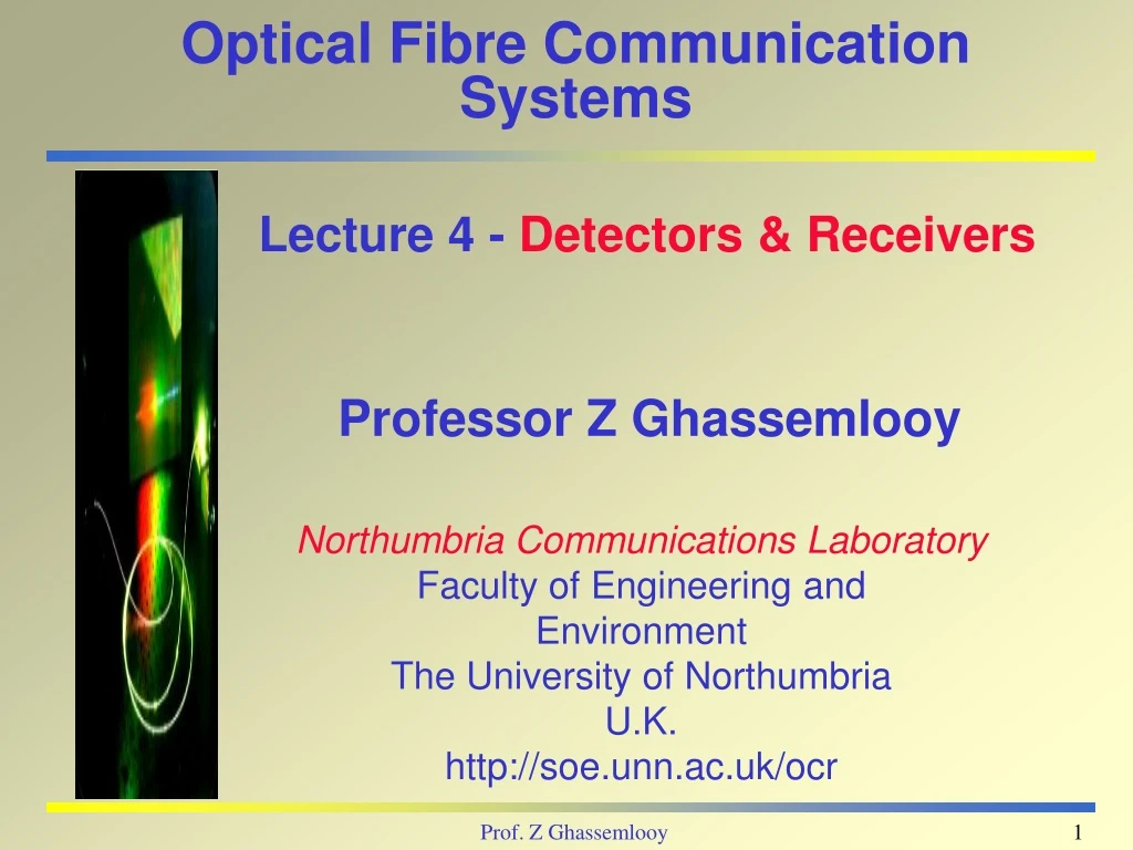 optical fibre communication systems
