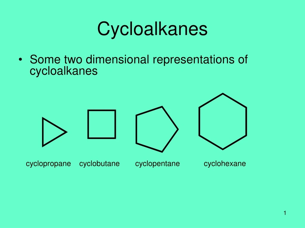 cycloalkanes