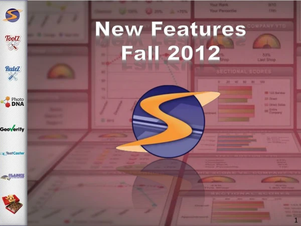 New Features Fall 2012