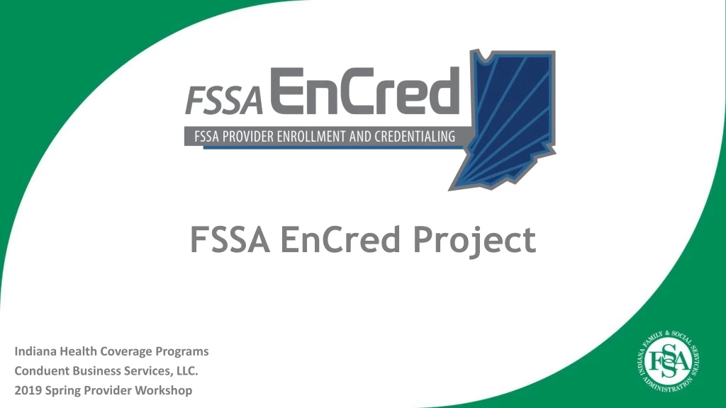 fssa encred project