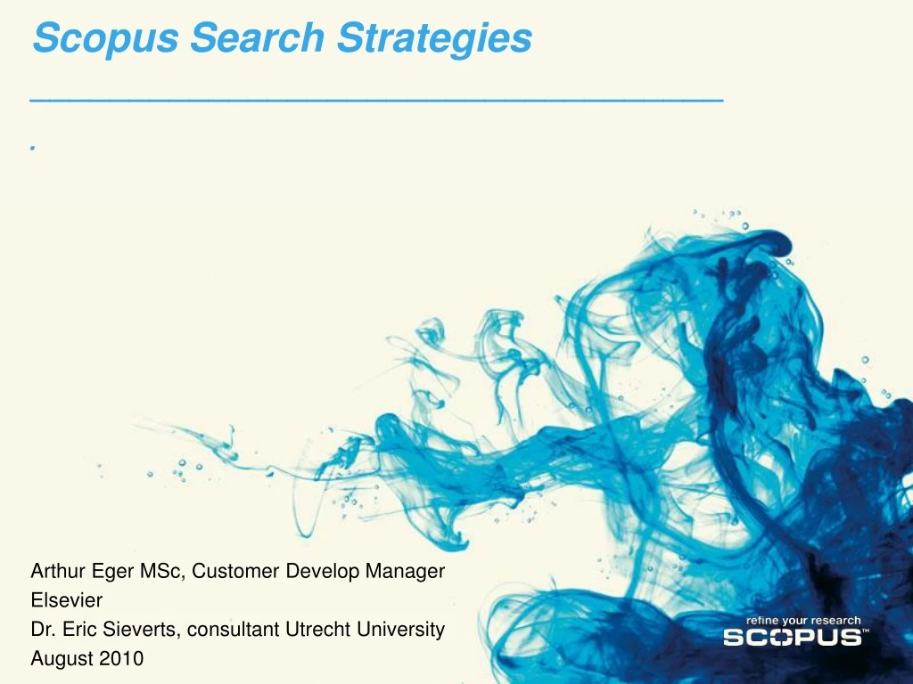 scopus search strategies