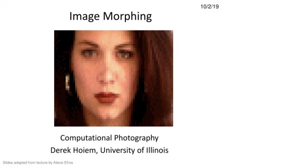 Image Morphing