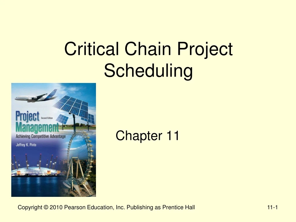 critical chain project scheduling