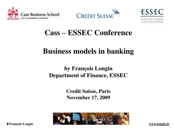 Business models in banking