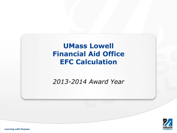 UMass Lowell Financial Aid Office EFC Calculation