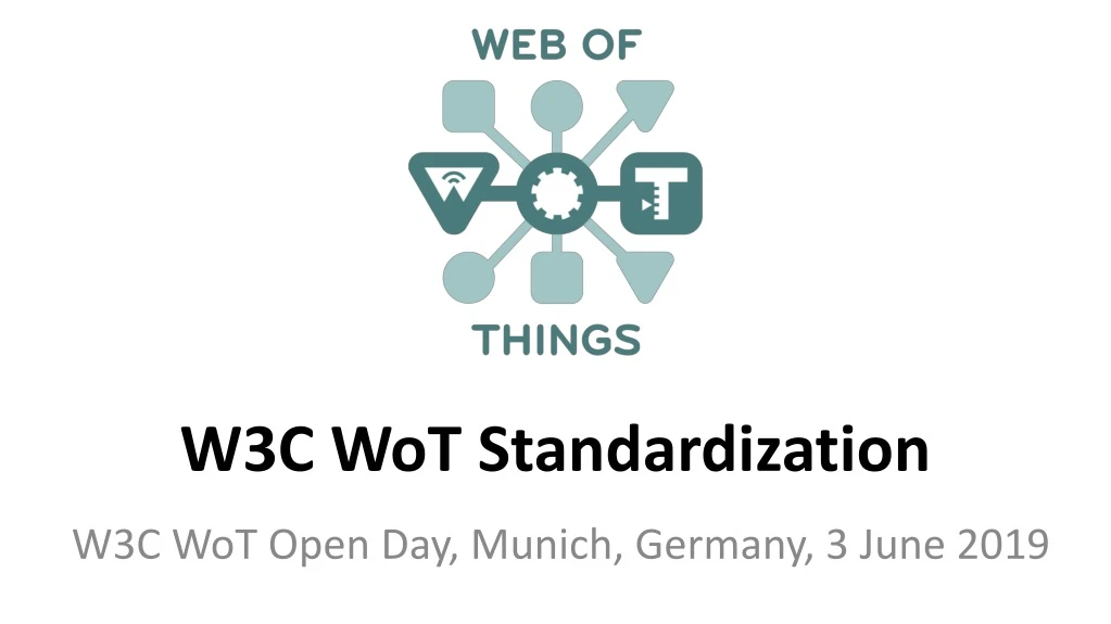 w3c wot standardization