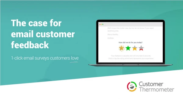 1-click email surveys customers love