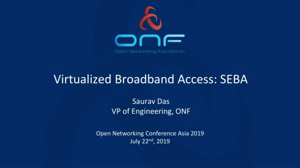Virtualized Broadband Access: SEBA