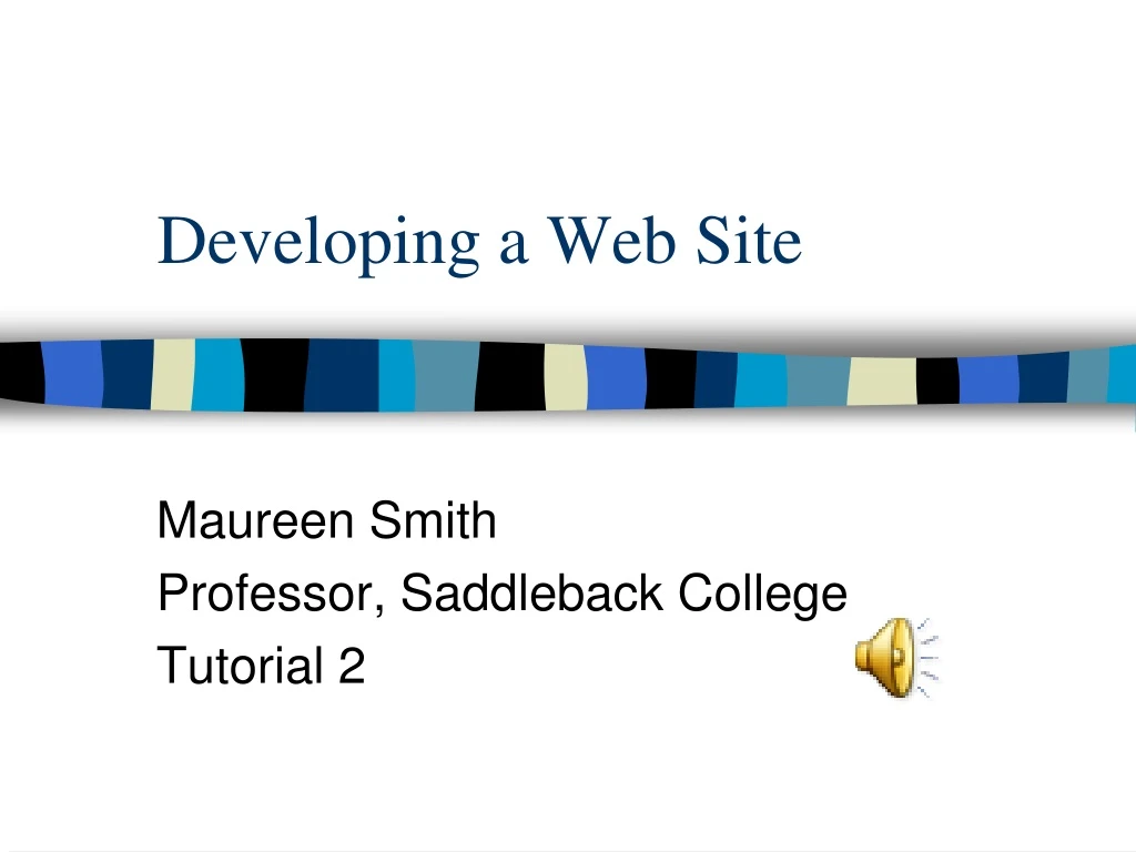 developing a web site