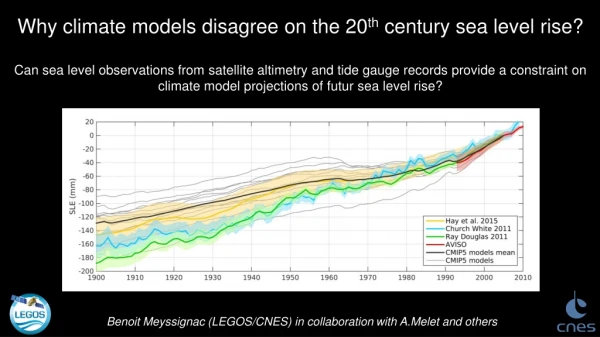 Why climate models disagree  on the 20 th century sea level rise ?