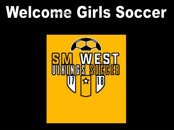 Welcome Girls Soccer