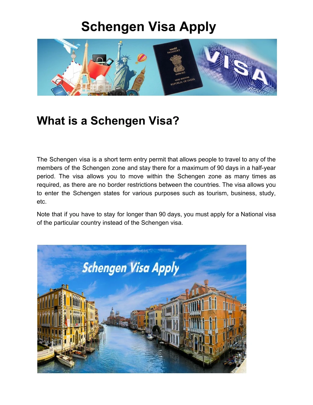 schengen visa apply
