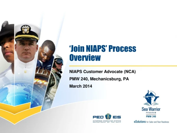 ‘Join NIAPS’ Process Overview
