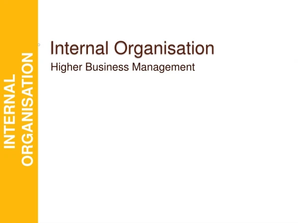 Internal Organisation