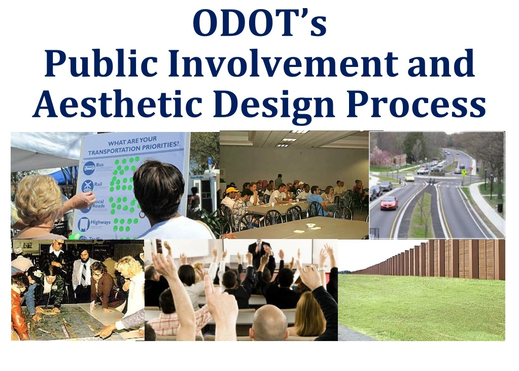 odot s public involvement and aesthetic design process