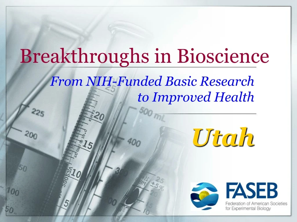 breakthroughs in bioscience