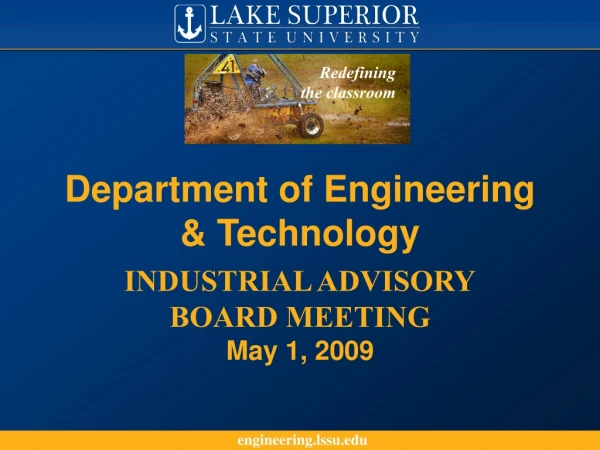 Department of Engineering &amp; Technology