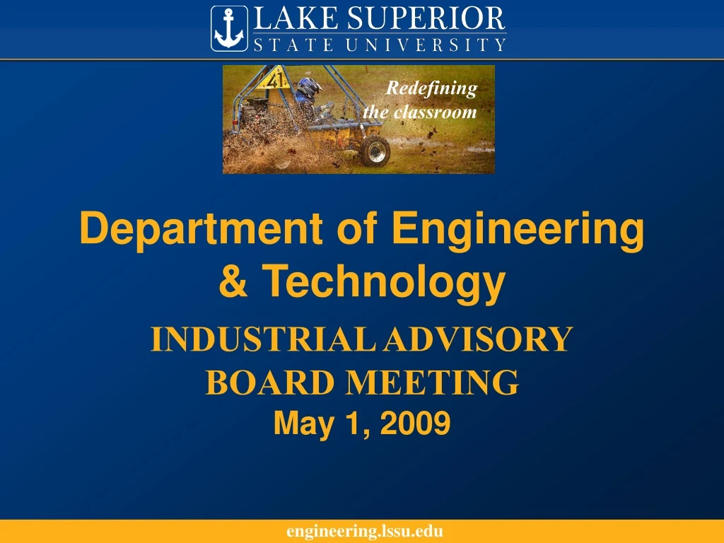 department of engineering technology