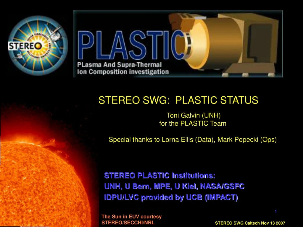 stereo swg plastic status toni galvin