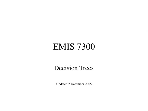 EMIS 7300