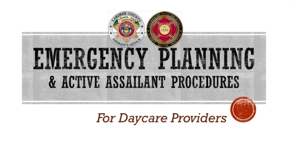 Emergency planning &amp; Active Assailant procedures