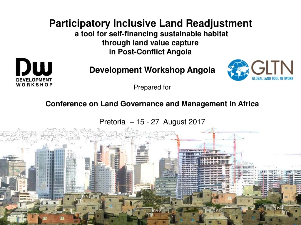 participatory inclusive land readjustment a tool