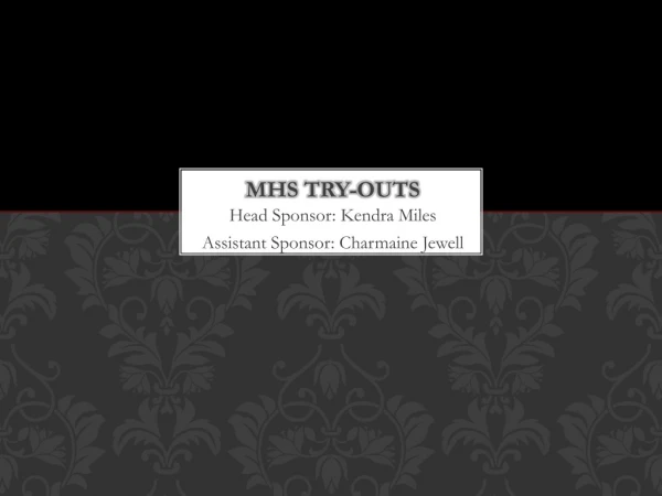 MHS Try-outs