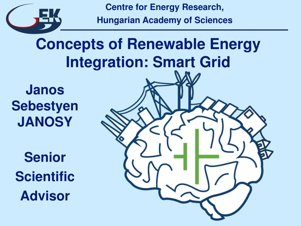 concepts of renewable energy integration smart grid