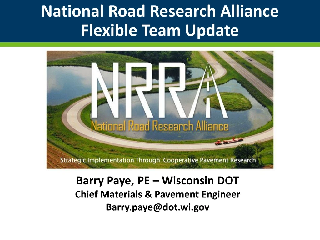 national road research alliance flexible team