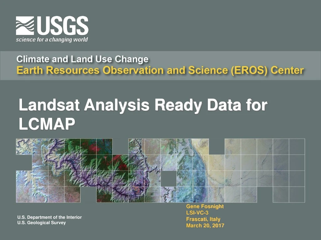 landsat analysis ready data for lcmap