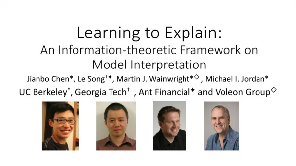 Learning to Explain:  An Information-theoretic Framework on  Model Interpretation