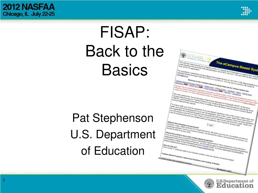 fisap back to the basics