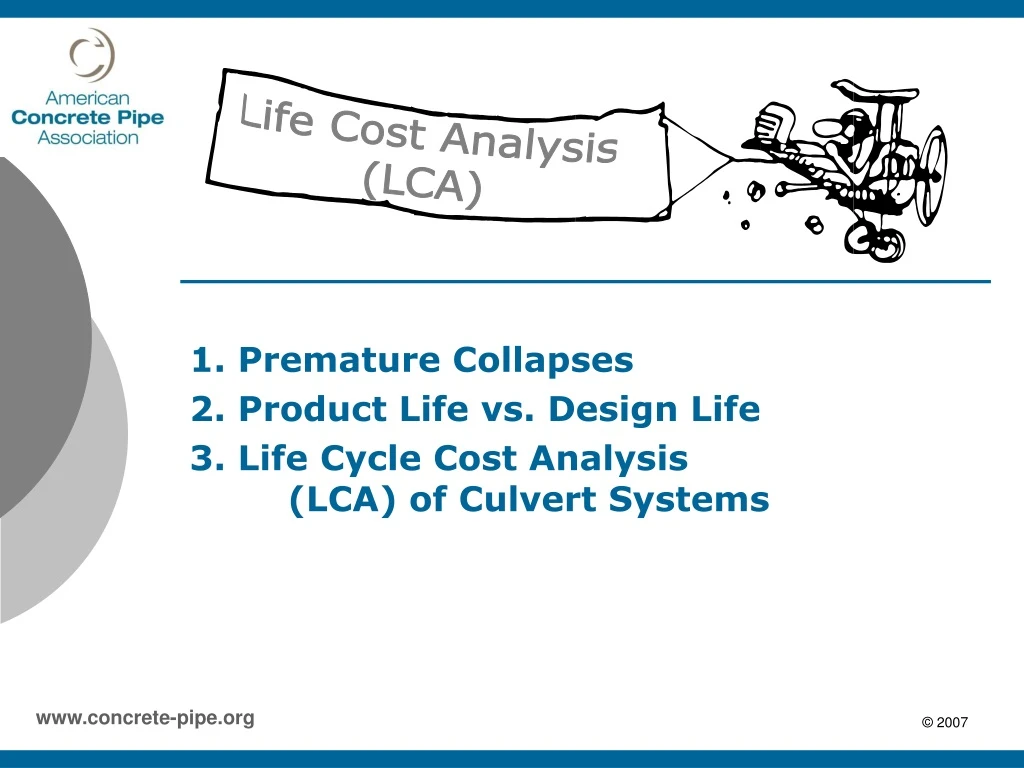 life cost analysis lca