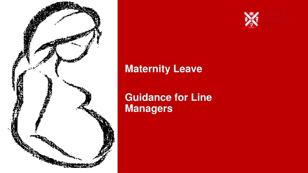 maternity leave guidance for line managers