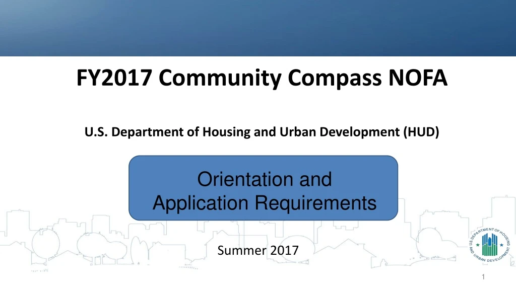 fy2017 community compass nofa u s department of housing and urban development hud