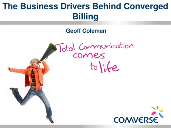 The Business Drivers Behind Converged Billing