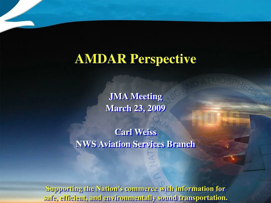 amdar perspective