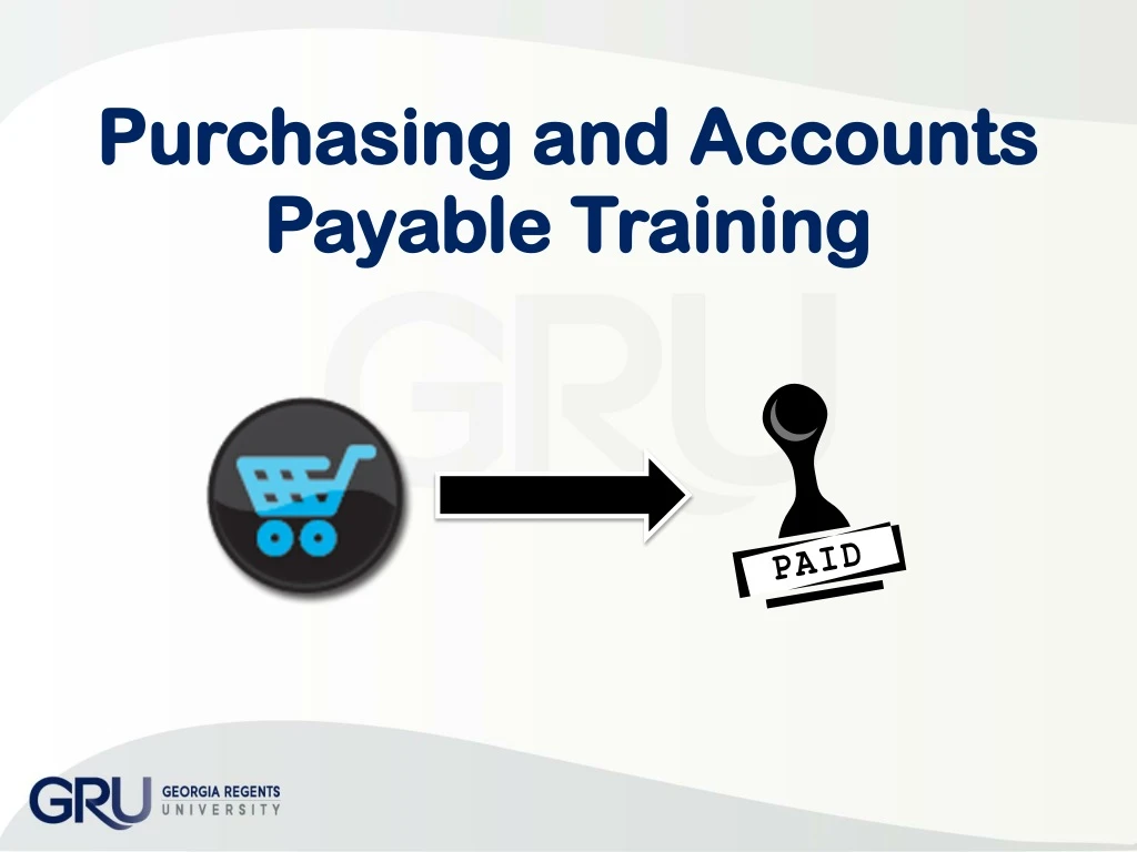 purchasing and accounts payable training