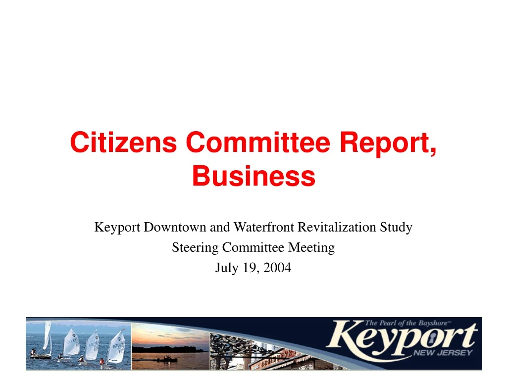 citizens committee report business